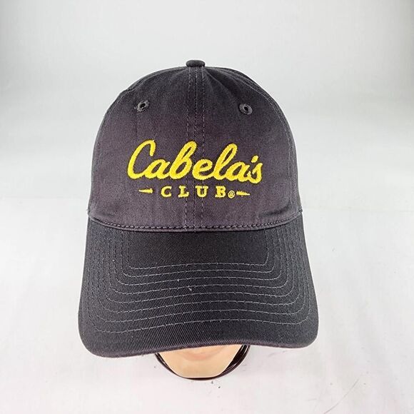 Cabela’s Men’s Performance Cap Strap Back Gray Hats - Picture 2 of 9